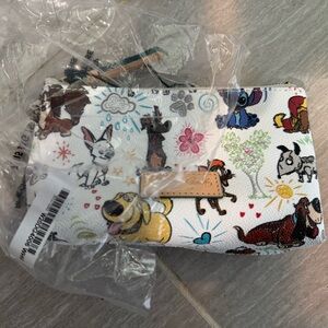 Dooney & Bourke White Multicolor Cosmetic Bag